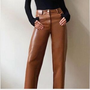 Aritzia Wilfred Melina Pant in Congac